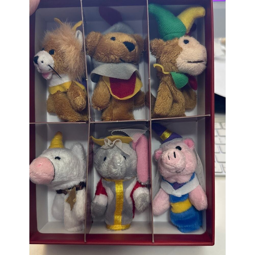 Restoration Hardware "Royal Plush Finger Puppets" collection Set of 6